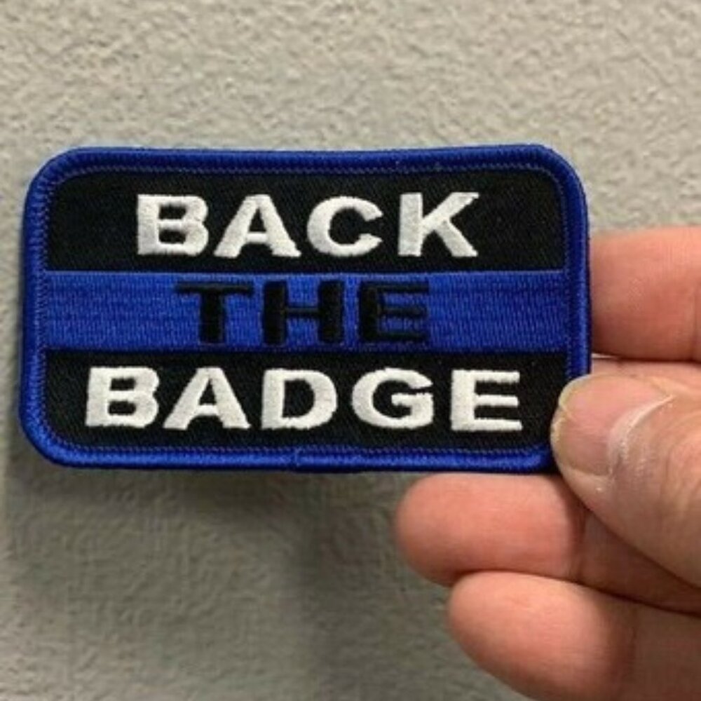 Back the blue law enforcement patch